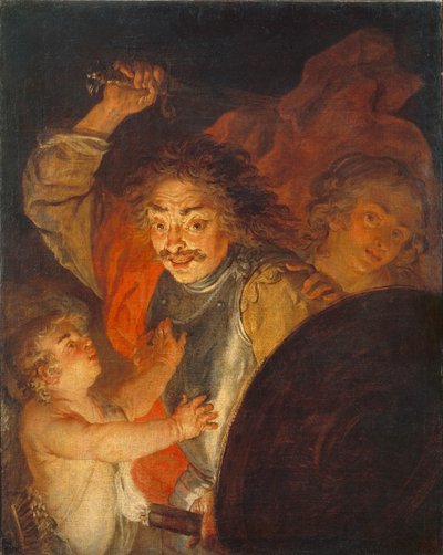 المريخ والزهرة وكيوبيد الغضب ، c.1630 بواسطة يواكيم فون ساندرارت