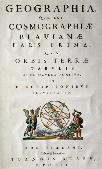 أطلس ماجور ، أو بلافيانا الكونية ، أطلس لجوان بلاو (1596-1673) بواسطة جوان بلاو
