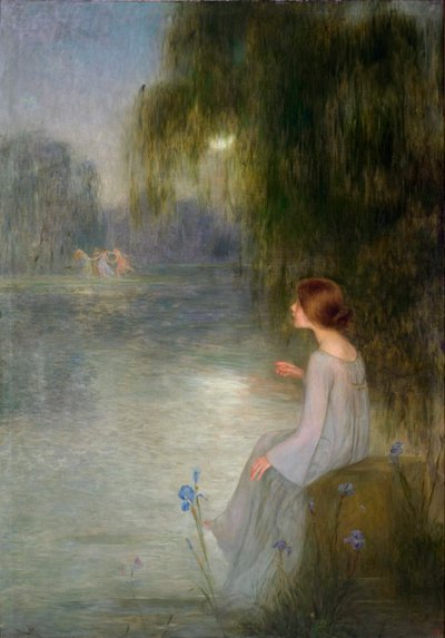 ريف - دريم - رسم لجوان برول (1863-1912) - ج. 1905 - زيت على قماش - رمزية - 200 × 141 - متحف كاتالونيا الوطني للفنون ، برشلونة بواسطة جوان برول