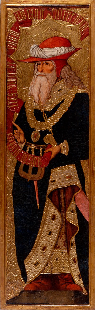 أبراهام - رسم جوان جاسكو (نشط 1500-1529) - ج. 1500 - تمبرا على لوحة - 233.5 × 66.1 - متحف كاتالونيا الوطني للفنون ، برشلونة بواسطة جوان جاسكو