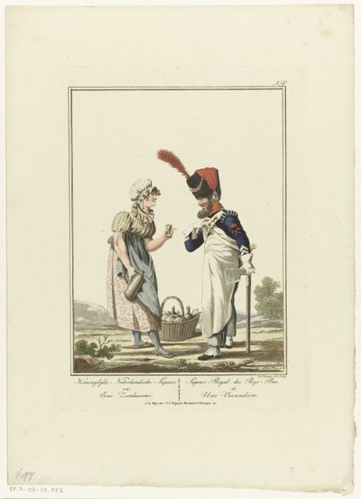 عصارة في التحلية Royal Dutch sapeur and a sweet potato (العنوان على الكائن) الزي الرسمي والأزياء (عنوان السلسلة) بواسطة جوانز بيمي