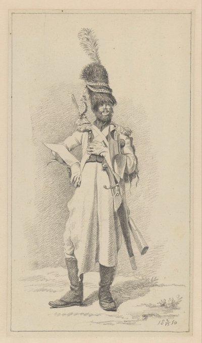 سابر في الجيش النابليوني بواسطة Joannes Pieter Visser Bender