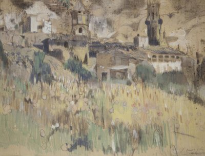 المناظر الطبيعية بالقرب من Maspujols بواسطة Joaquim Mir i Trinxet