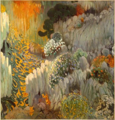 Orientalisches Tafelbild (Wanddekoration in der Casa Trinxet) بواسطة Joaquim Mir i Trinxet