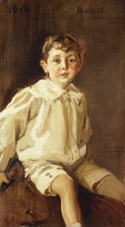 صورة لباسل موندي ، 1908 بواسطة Joaquín Sorolla
