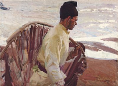 صياد الروبيان ، فالنسيا ؛ صياد الروبيان ، فالنسيا ، 1908 بواسطة خواكين سورولا