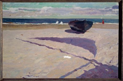 The Shadow of the Boat Painting by Joaquin Sorolla y Bastida (1862-1923) 1903 Madrid, Sorolla Museum بواسطة خواكين سورولا