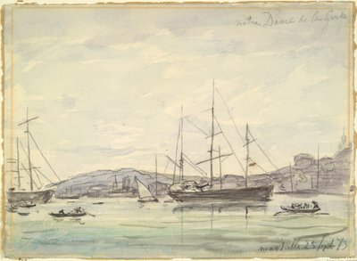 مشهد الميناء ، مرسيليا بواسطة Johan-Barthold Jongkind