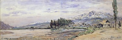 الثلوج على الجبال في غرونوبل ، 12 و 13 سبتمبر 1882 (الغواش) بواسطة يوهان بارثولد جونغكيند