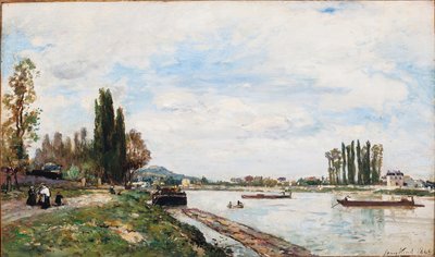 منظر ل Meudon من Pont de Sevres ، 1866 بواسطة يوهان بارثولد جونغكيند