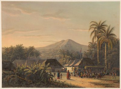 مهرجان القرية بالقرب من جبل أردجوينو مهرجان القرية في محيط Ardjoeno (العنوان على الكائن) بواسطة ابراهام سالم