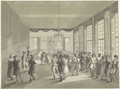 الجمعية المركزية العامة في لاهاي ، 1795 عقدت الجمعية المركزية في سانت جوريس دولين في لاهاي في عام 1796 (العنوان على الجسم) بواسطة يوهان دانيال دي جيسيلار