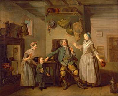 ديفيد جاريك وماري برادشو في فيلم David Garrick "The Farmer