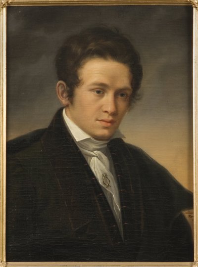 صورة للشاعر كارل أوغست نيكاندر (1799-1839) ، بقلم سوديرمارك ، أولوف جوهان (1790-1848). زيت على قماش بواسطة يوهان أولاف سوديرمارك