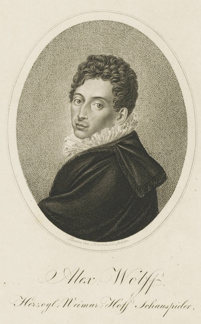 صورة لبيوس ألكسندر وولف 1782-1828 ، حوالي 1820. بواسطة يوهان أدولف روسمايسلر