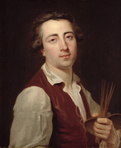بورتريه ذاتي ، 1775-80 بواسطة Johann August Nahl the Younger