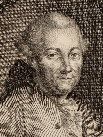 صورة الملحن فلوريان ليوبولد جاسمان 1729-1774 ، 1780. بواسطة Johann Balzer