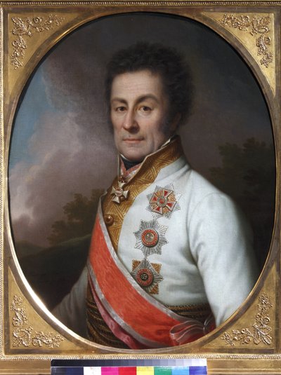 لي جنرال يوهان فون كلينو وجانوفيتز - صورة للجنرال يوهان جراف فون كلينو (1758-1819) - يوهان المعمداني فون لامبي ، الأصغر (1775-1837). زيت على قماش بواسطة يوهان المعمدان الثاني لامبي