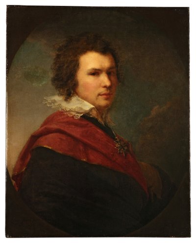 صورة للشاعر أبولو الكسندروفيتش مايكوف 1761-1838 ، بواسطة يوهان المعمدان لامبي الأصغر