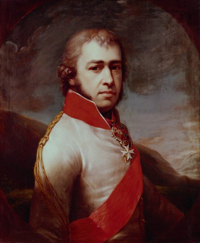 صورة للكونت بوريس فلاديميروفيتش غوليتسين 1769-1813 ، 1797 بواسطة يوهان المعمدان من لامبي الأكبر