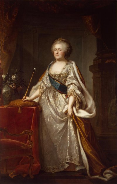 صورة الإمبراطورة كاثرين الثانية 1729-1796 ، 1794 بواسطة يوهان المعمدان من لامبي الأكبر