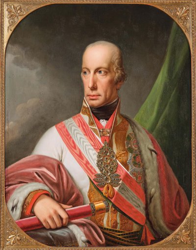 صورة للإمبراطور الروماني المقدس فرانسيس الثاني 1768-1835. بواسطة يوهان المعمدان من لامبي الأكبر