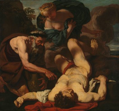 سيلين وإنديميون (كان يُعرف سابقًا باسم The Death of Orion) بواسطة يوهان كارل لوث (منسوب إلى)