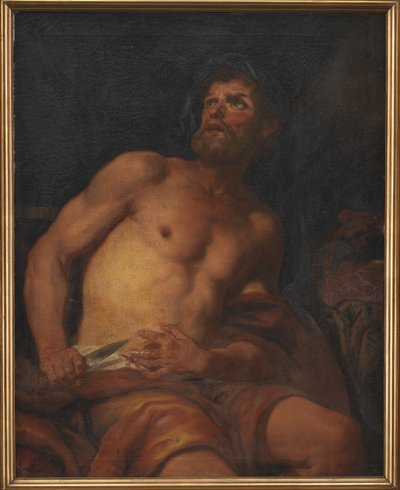 وفاة كاتو الأصغر بواسطة Johann Carl Loth