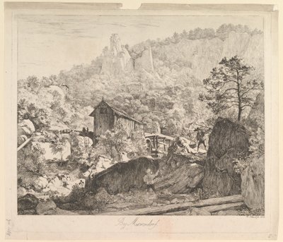 حول Muckendorf ، 1818. بواسطة يوهان كريستيان ارهارد