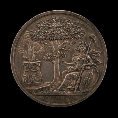 منيرفا تشجيع الدولة [عكس] ، 1747. بواسطة يوهان كريستيان مارمي