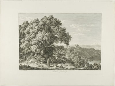 قلعة غاندولفو بواسطة Johann Christian Reinhart