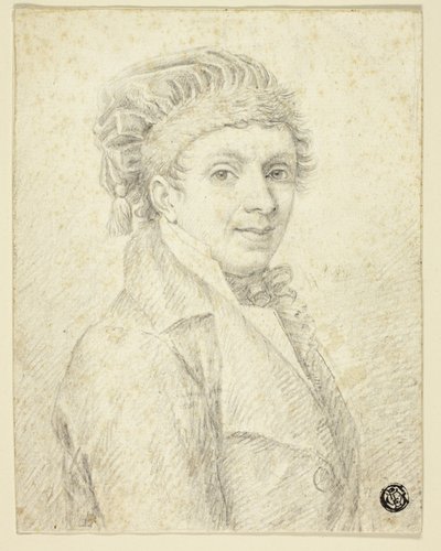 تمثال نصفي لرجل في القبعة بواسطة Johann Elias Ridinger