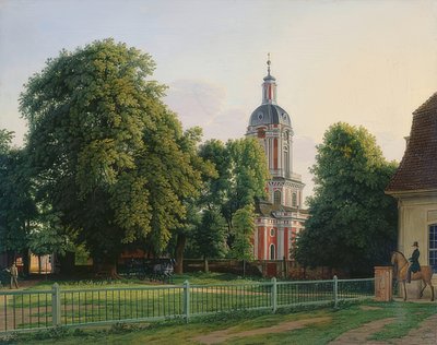 الكنيسة في حديقة Schloß Buch بواسطة يوهان اردمان هاميل