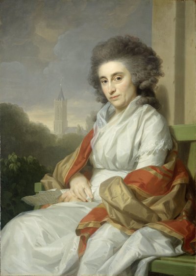 صورة لكورنيليا ريدينيوس ، زوجة يوهانس لوبلينك الثاني بواسطة Johann Friedrich August Tischbein