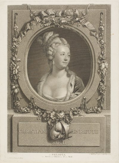 كريستيان هنريتا كوخ بواسطة Johann Friedrich Bause