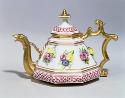 إبريق ميسين ثماني الأضلاع ، خزف 1718 ج بواسطة Johann Friedrich Bottger