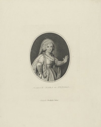 جيرترود إليزابيث مارا ، ني شميلنج 1749-1833 باسم أرميدا ، 1801. بواسطة يوهان فريدريش شروتر