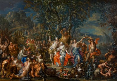 باخوس وأريادن بواسطة Johann Georg Platzer
