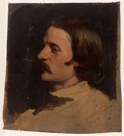 رأس الدراسة إلى اليسار بواسطة يوهان جورج شوارتز