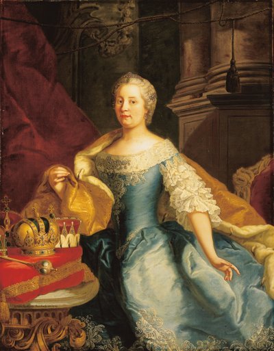 صورة الإمبراطورة ماريا تيريزا ، 1749 بواسطة Johann Gottfried Auerbach