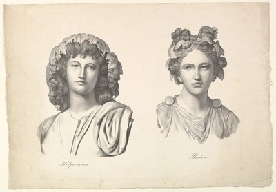 ميلبومين وثاليا ، 1823-26. بواسطة يوهان جوتفريد شادو