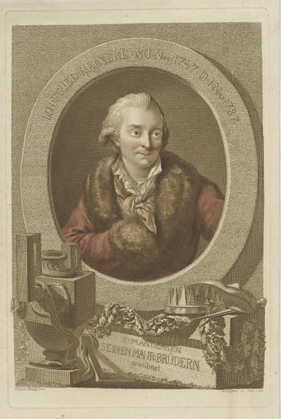 صورة يوهان فريدريش راينكه 1745-1787 ، 1788. بواسطة يوهان جوتلوب سيفرت
