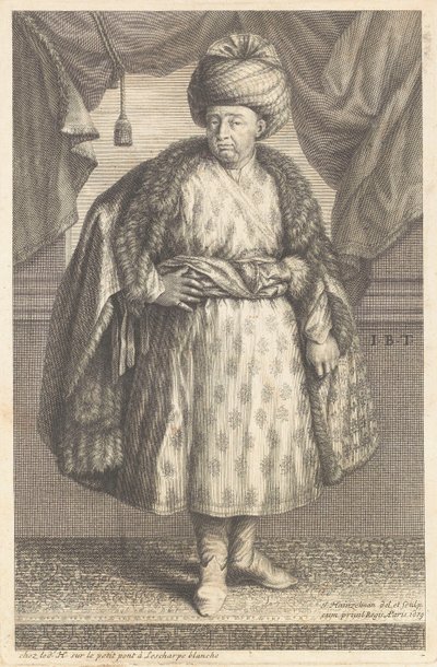 صورة جان بابتيست تافيرنييه (1605-1689) بواسطة يوهان هينزلمان