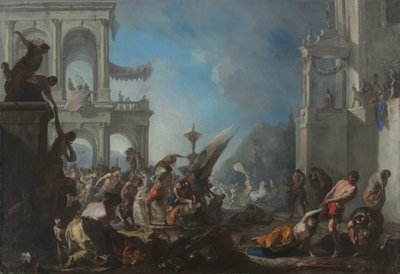 اختطاف نساء سابين بواسطة Johann Heinrich Schönfeld