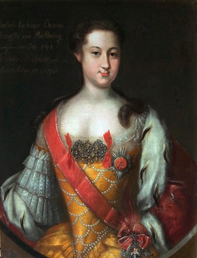 آنا ليوبولدوفنا ، دوقة روسيا الكبرى ، 1718-1746 ، 1732. بواسطة يوهان هاينريش ويديكيند