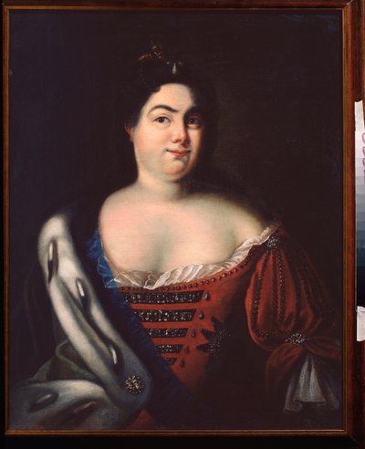 صورة الإمبراطورة كاثرين الأولى من روسيا (ني مارثي هيلين سكافرونسكايا (1684-1727) (صورة للإمبراطورة كاثرين الأولى) - لوحة ليوهان هاينريش ويديكين (1674-1736) ، زيت على قماش ، أوائل القرن الثامن عشر ، الفن الألماني القرن الثامن عشر - الدولة في الهواء الطلق بواسطة يوهان هاينريش ويديكيند