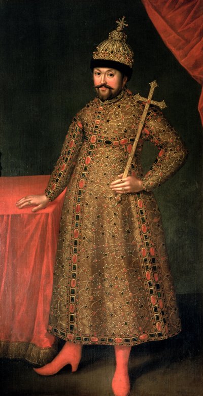 صورة القيصر مايكل الثالث فيودوروفيتش (1596-1645) ، 1728 بواسطة يوهان هاينريش ويديكيند