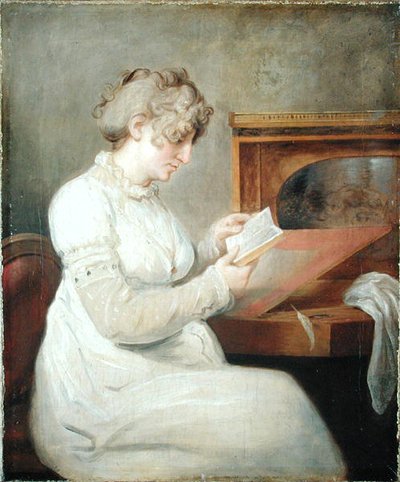 صورة للشاعر إنجل كريستين ويستفالن (1758-1840) بواسطة Johann Heinrich Wilhelm Tischbein