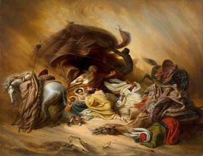 الصمّوم في الصحراء بعد عام 1844. بواسطة يوهان هيرمان كريتزشمر
