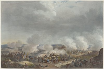 أمير أورانج في معركة كواتر براس 1815 اثنتا عشرة لوحة لوصول وتنصيب ويليام الأول في بروكسل ومعارك كواتر-براس وواترلو في عام 1815 (عنوان السلسلة) بواسطة جان بابتيست مادو